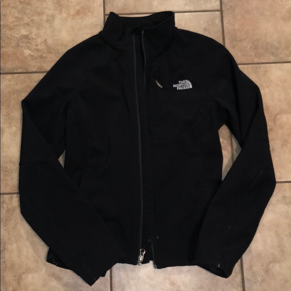 North face zip coat